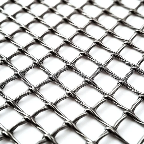 Сетка плетеная нержавеющая ромбическая 5х1.2 мм 12Х18Н10Т ГОСТ 5336-80