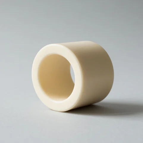 Капролоновая втулка 220х1400 мм белая ПА 6