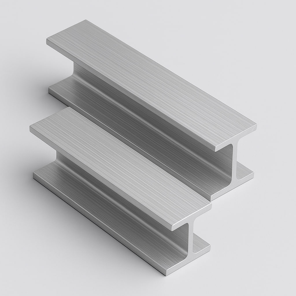 Н-образный алюминиевый профиль 80х68х8 мм 1980 ГОСТ 13621-90