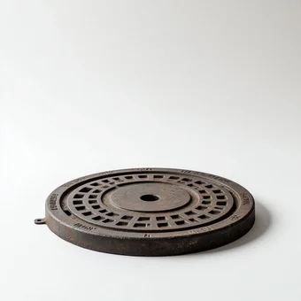 Люк чугунный средний