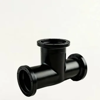 Тройник аксиальный полимерный